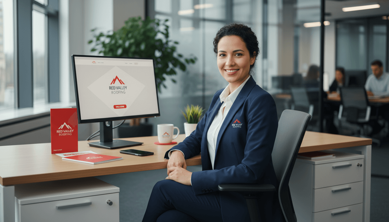 Red Valley Roofing customer service representative ready to help