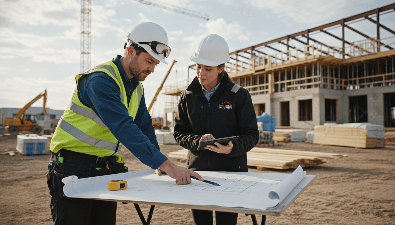Contractor partnership collaboration at construction site